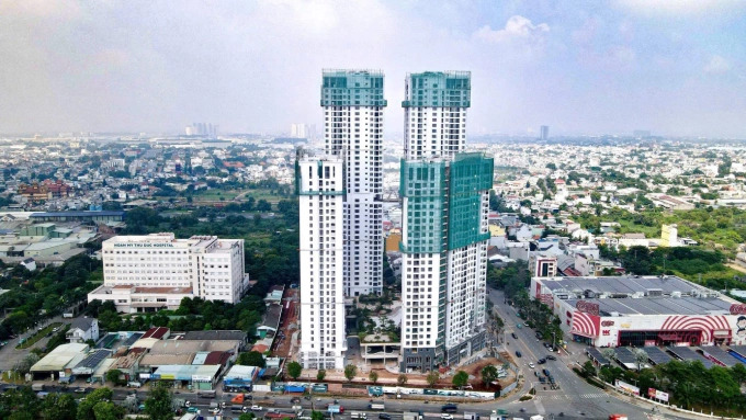 Dự án Green Skyline đã hoàn thiện phần xây dựng.
